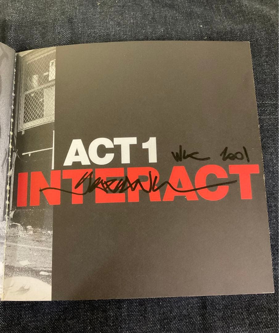 WK INTERACT 作品集 2001年 サイン入り