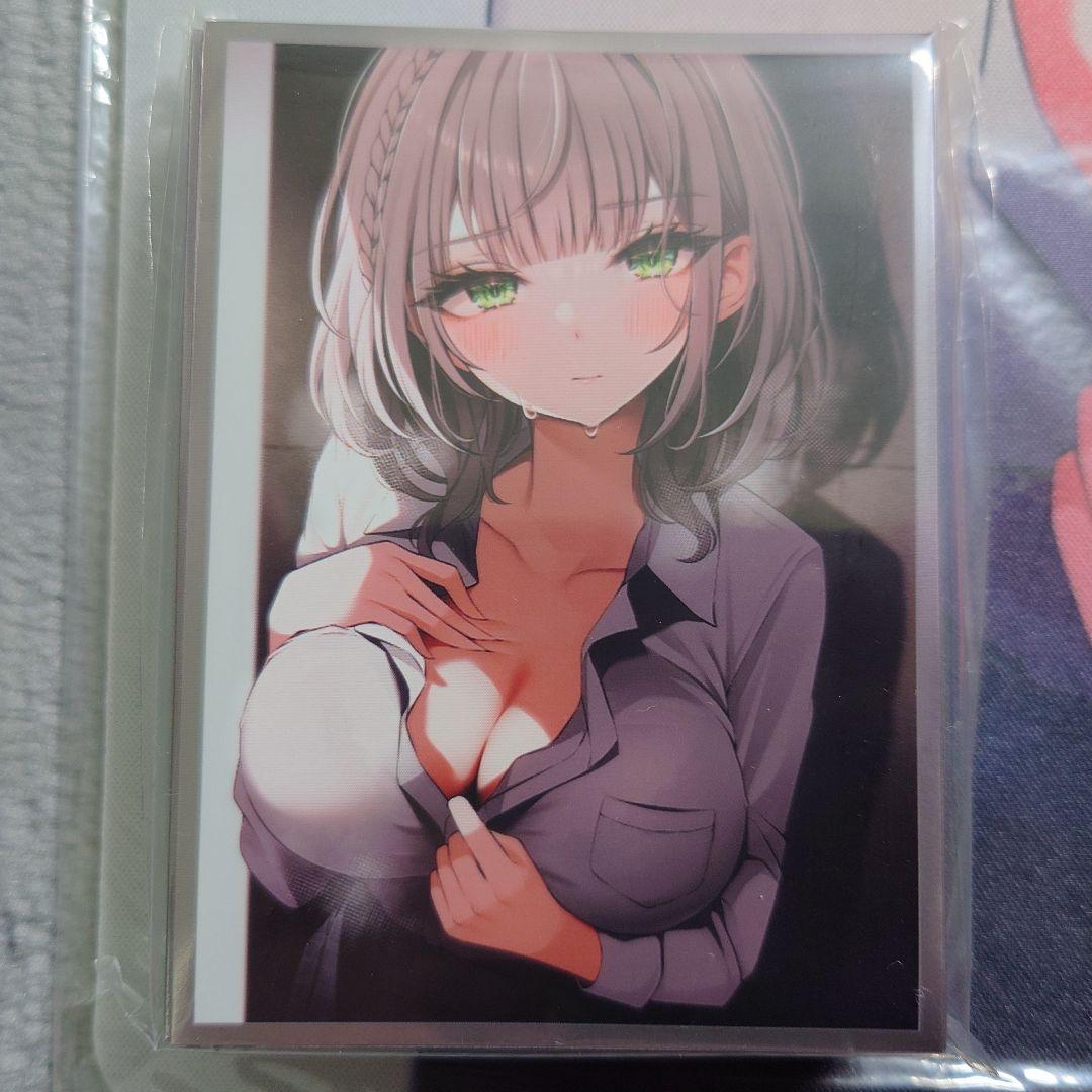 α1 ホロライブ 汗&制服&胸元 白銀ノエル スリーブ&プレイマット