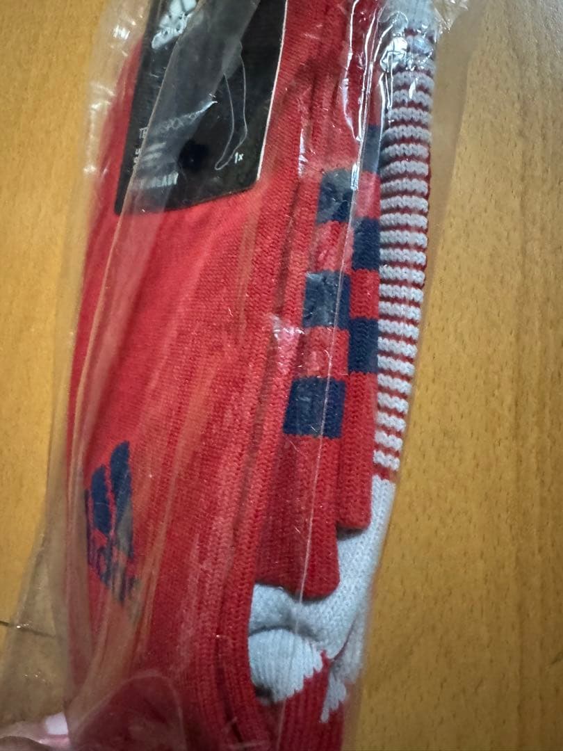 希少　美品　adidas アディダス　流経大柏　支給品　ソックス　ホームアウェイ