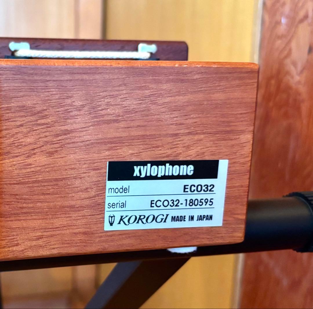 KOROGI 木製シロフォン ECO32 32鍵盤 日本製 スタンド付