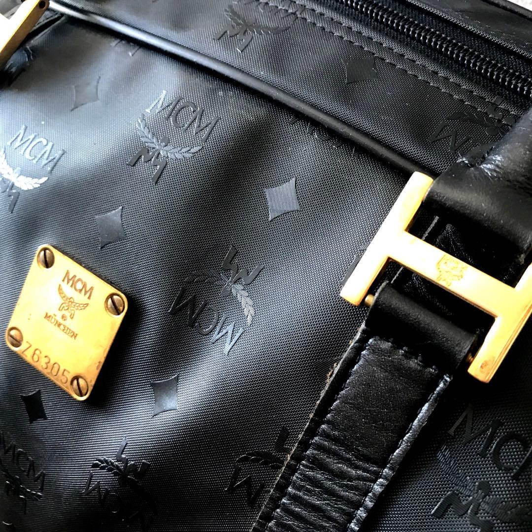MCM ボストンバッグ サイズ大【正規品　型番Z6305】 カラー：ブラック