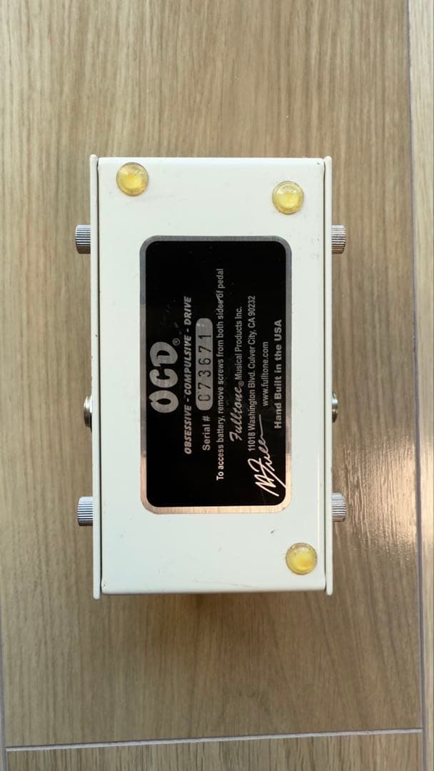 Fulltone OCDエフェクター　ver.1.6