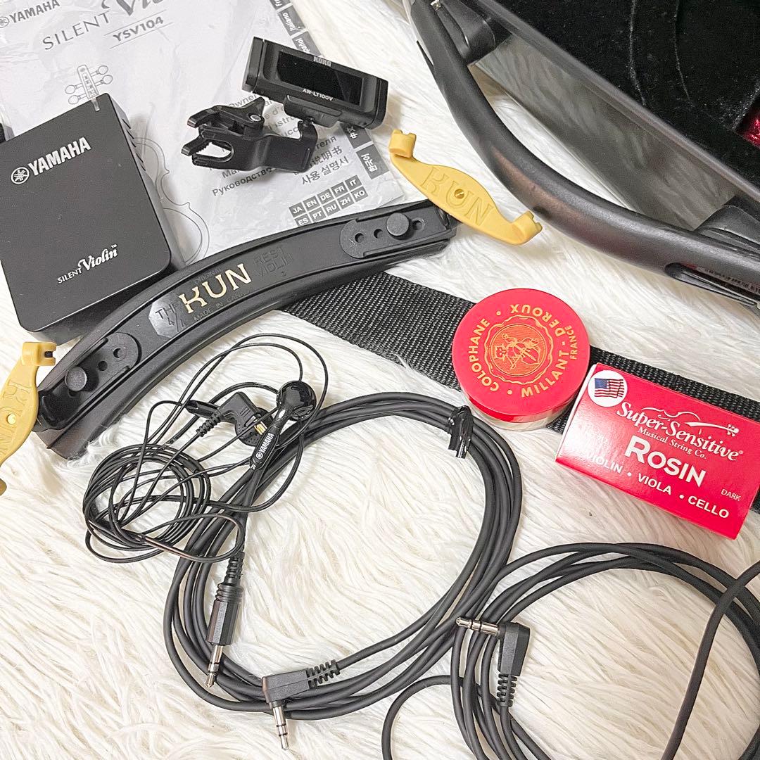 【極美品】YAMAHA サイレントバイオリン YSV104 付属品多数