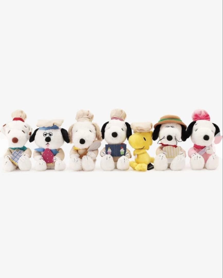 ぬいぐるみ6体セット×2/PEANUTS HS84 JM40