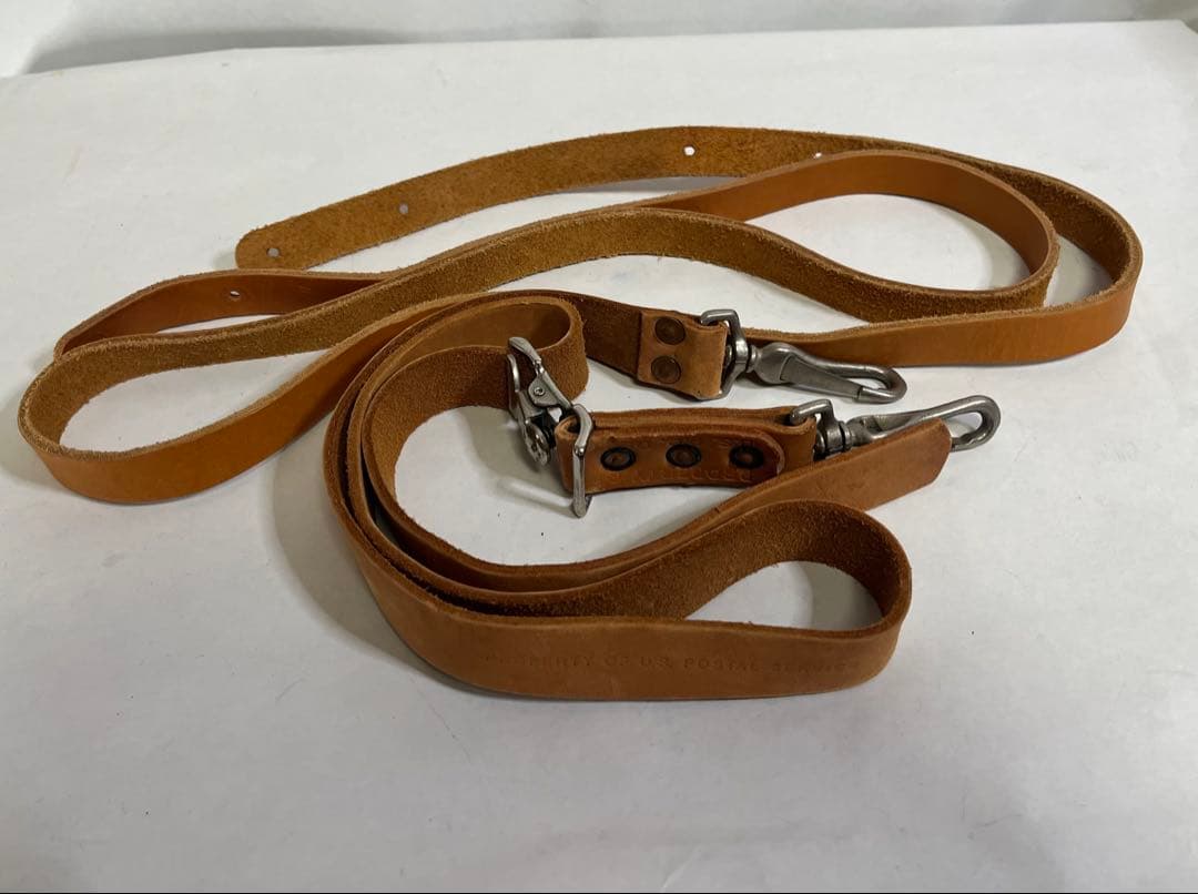 USメール　キャンバス　レザー usmail 激レア　ヴィンテージバッグ