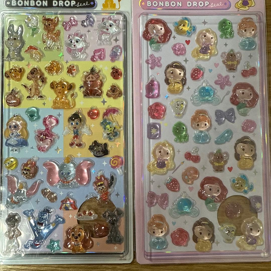 正規品 8種セット ディズニー 第二弾 ボンボンドロップシール