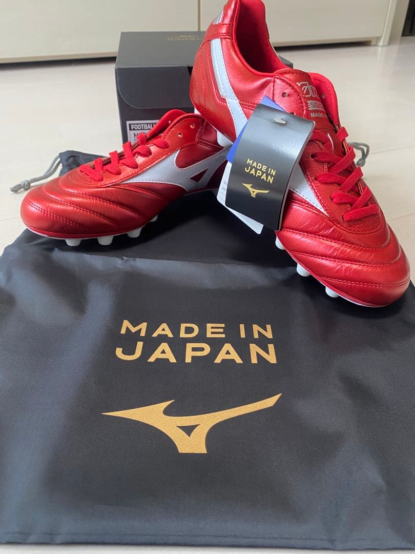 【新品未使用】Mizuno Morelia2Japan パッションレッド26cm