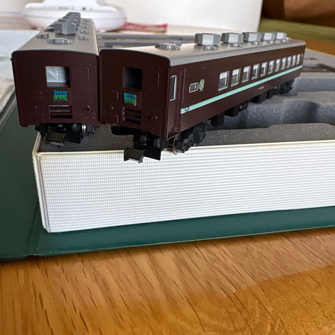 KATO 10-176スロ81系和式客車「ふれあい」 6両セット②愛称シール欠品