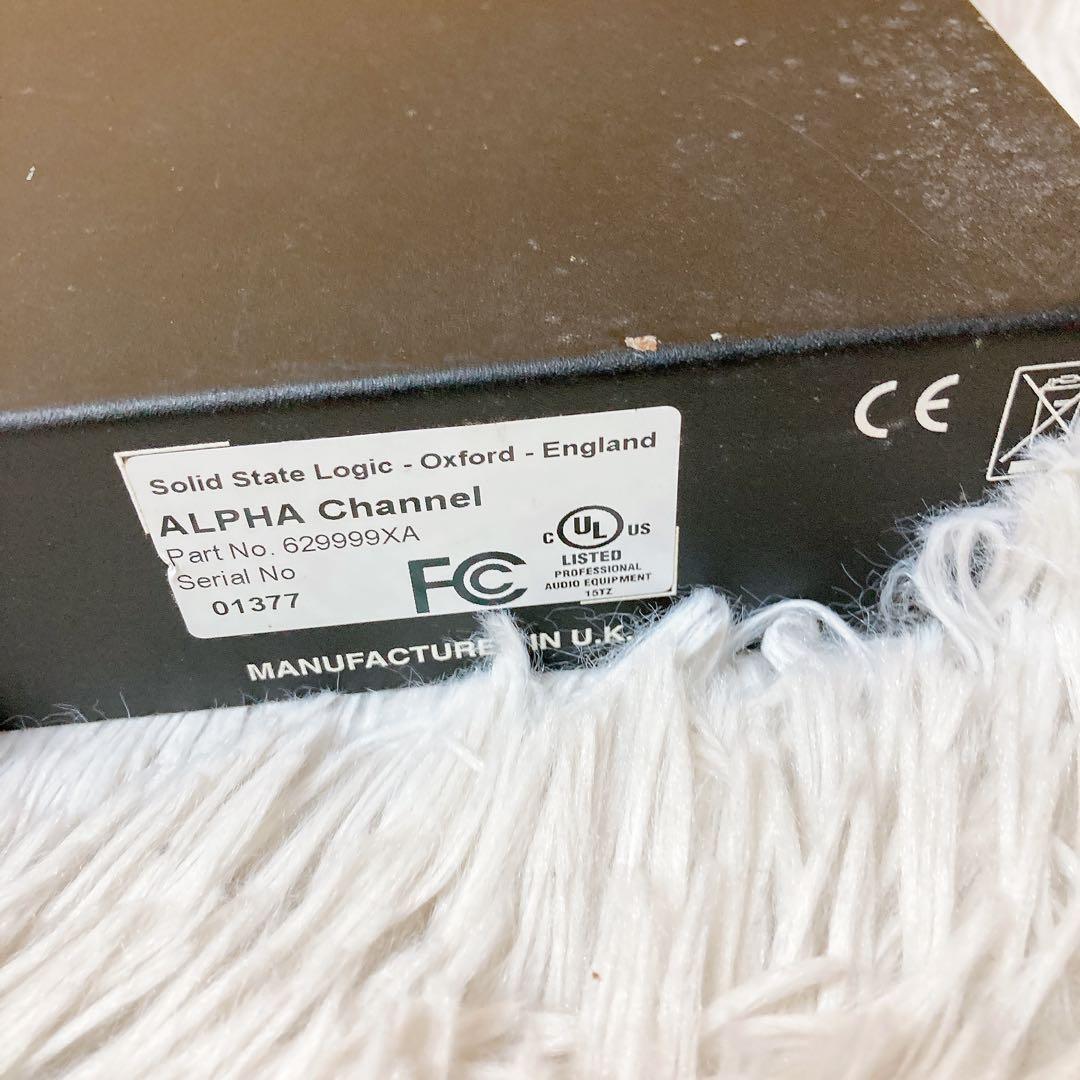 配信機器・PA機器・レコーディング機器 sloid state logic alpha channel