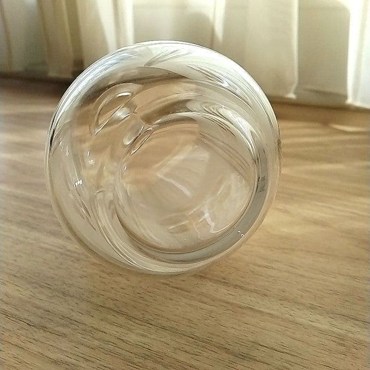 紋様入りガラス徳利 明治期 レア美品 和ガラス レトロ ウランガラス 貴重