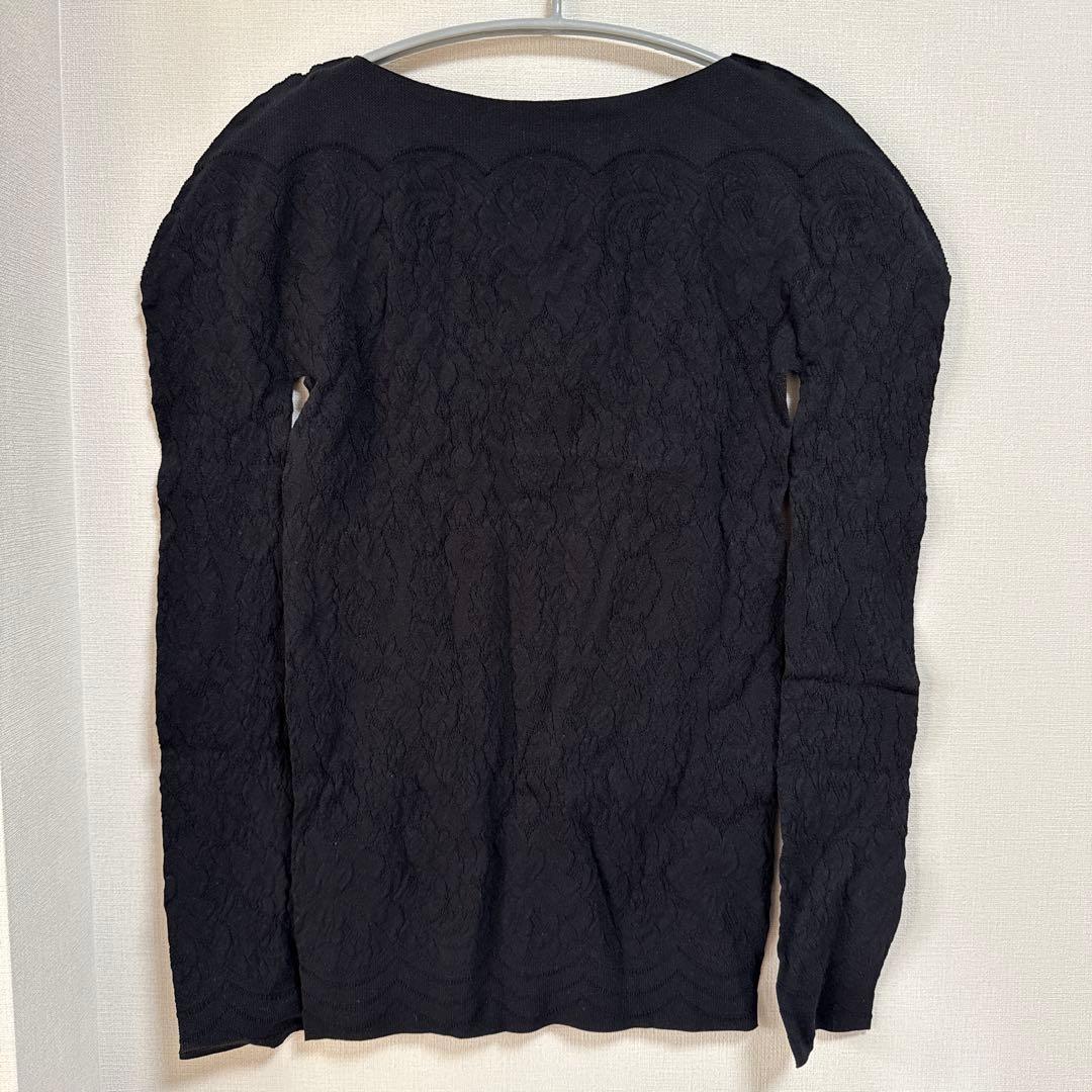 【新品】Chacott ノーソーイングニット　黒　M