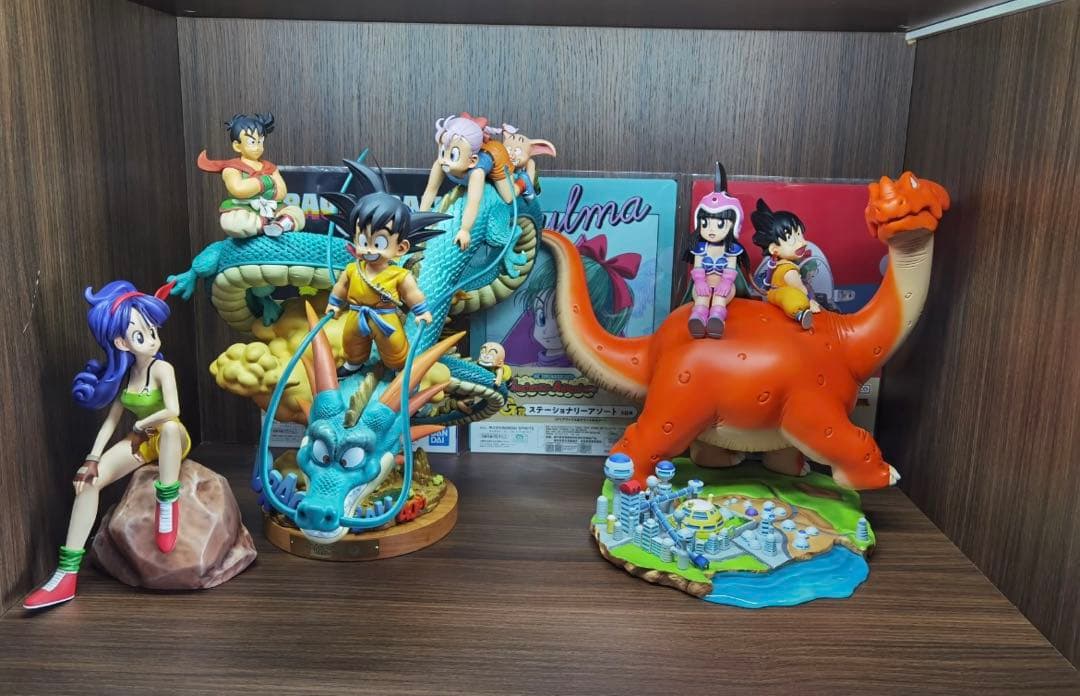 ドラゴンボール 孫悟空 神龍 ブルマ フィギュア ガレージキット