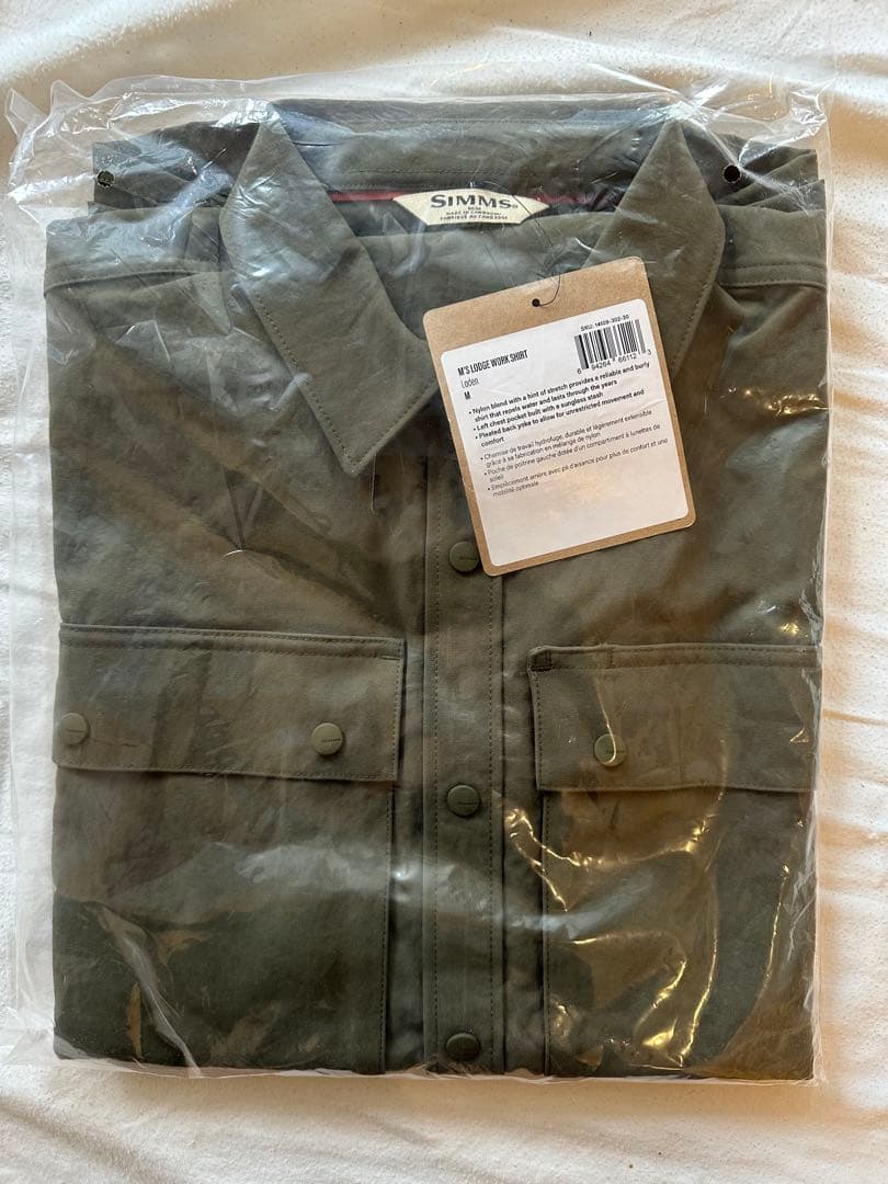 【新品未使用】SIMMS Lodge Work Shirt サイズM