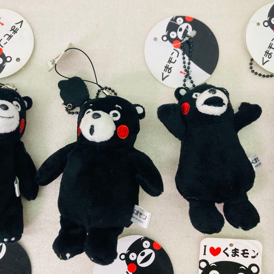 【タグ付き★19点セット】くまモン　マスコットストラップ　ぬいぐるみ　ストラップ
