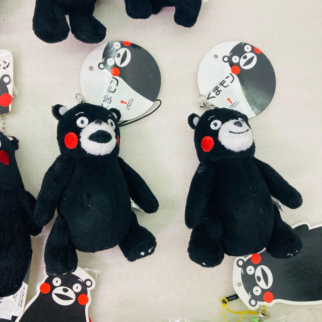 【タグ付き★19点セット】くまモン　マスコットストラップ　ぬいぐるみ　ストラップ