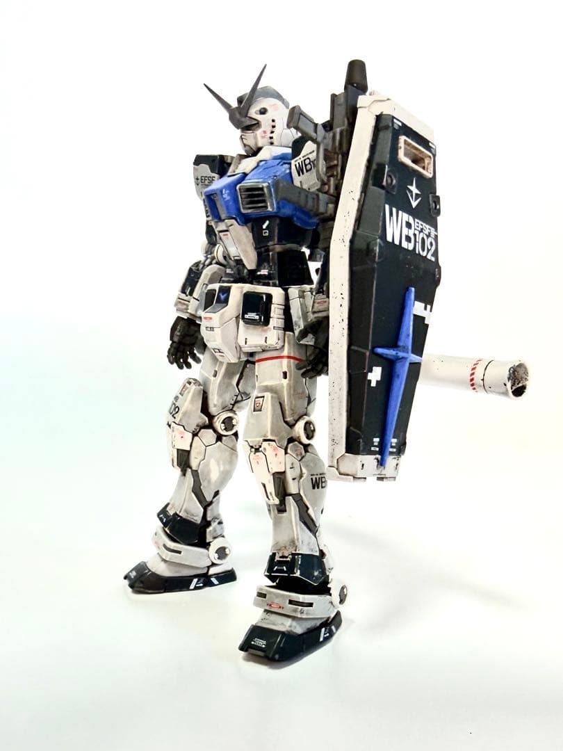 【ガンプラ完成品】RG ガンダム Ver.2.0　G3風塗装