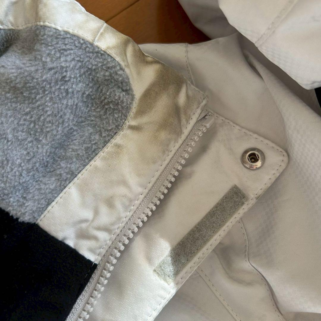 【GOLDWIN】L ホワイト/ブルー スキーウェア 上下セット c110