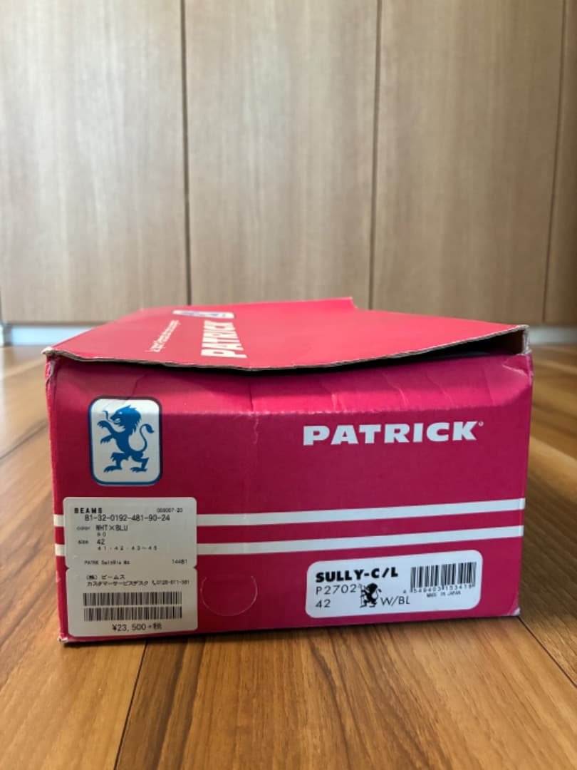 PATRICK 　BEAMS GOLF ホワイト/ネイビー未使用　42