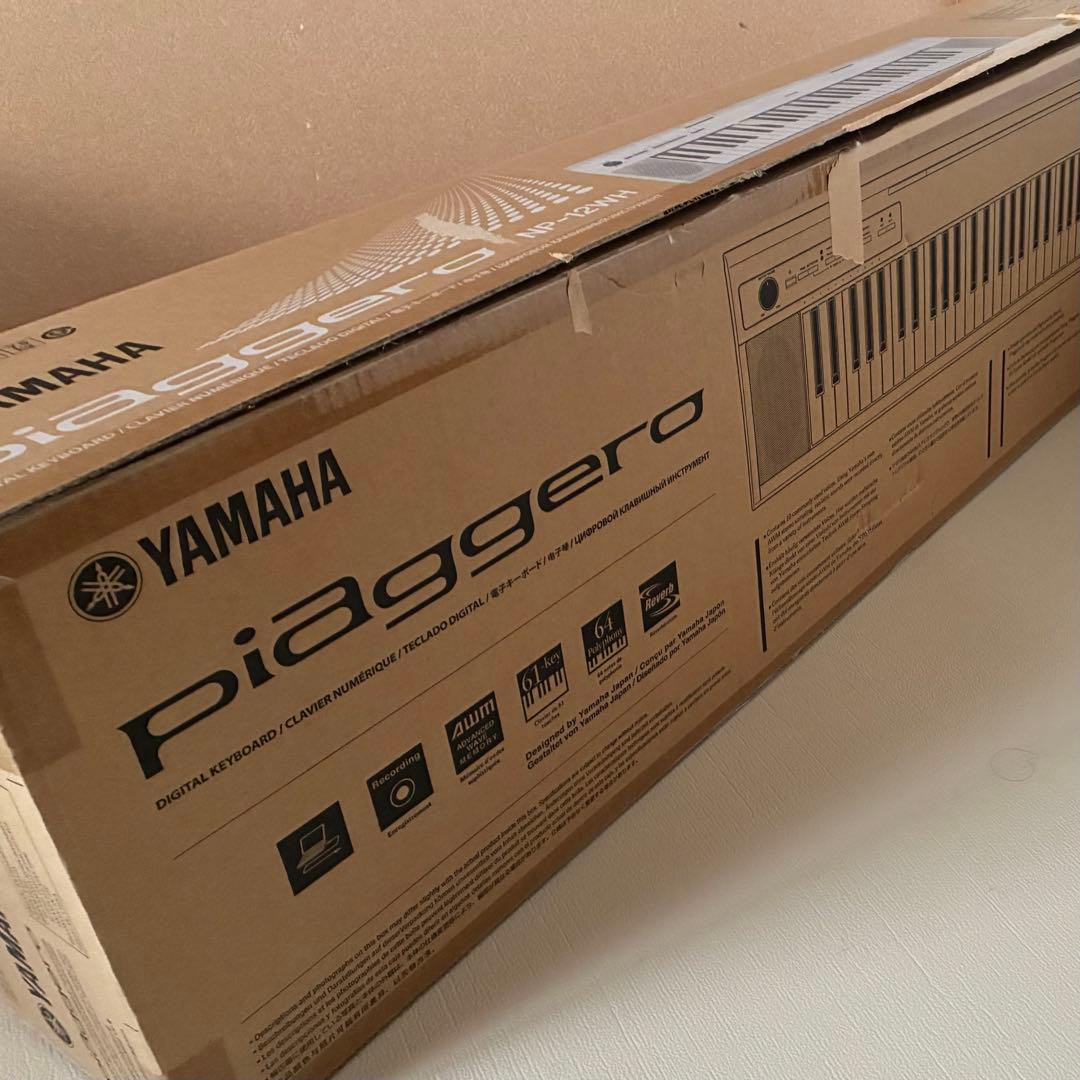 YAMAHA piaggero NP12 電子キーボード 電源アダプター譜面台付