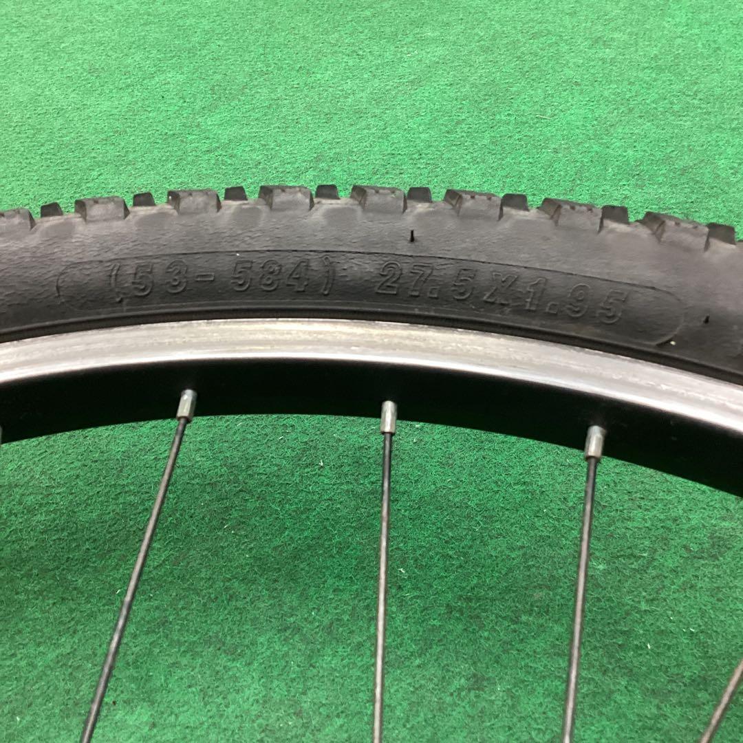 アルミリム 前輪 27.5×1.95 タイヤ付 27.5インチ　J2端子　オート