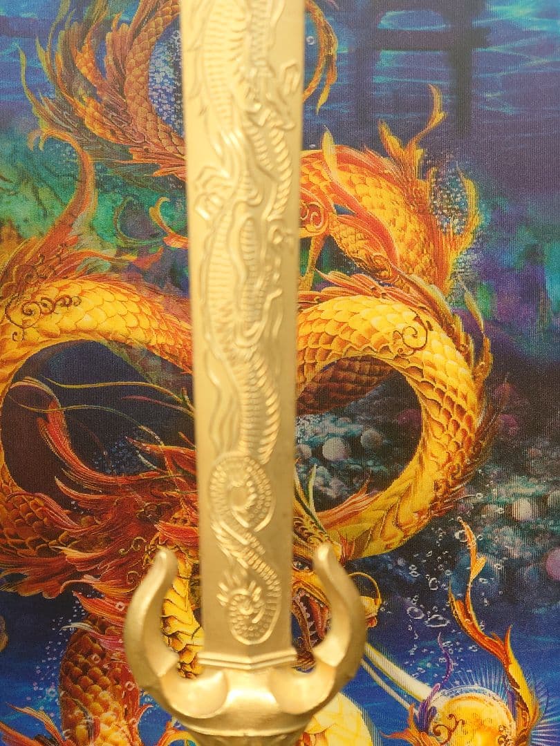 開運 龍 龍神 龍剣 密教法具 置き物