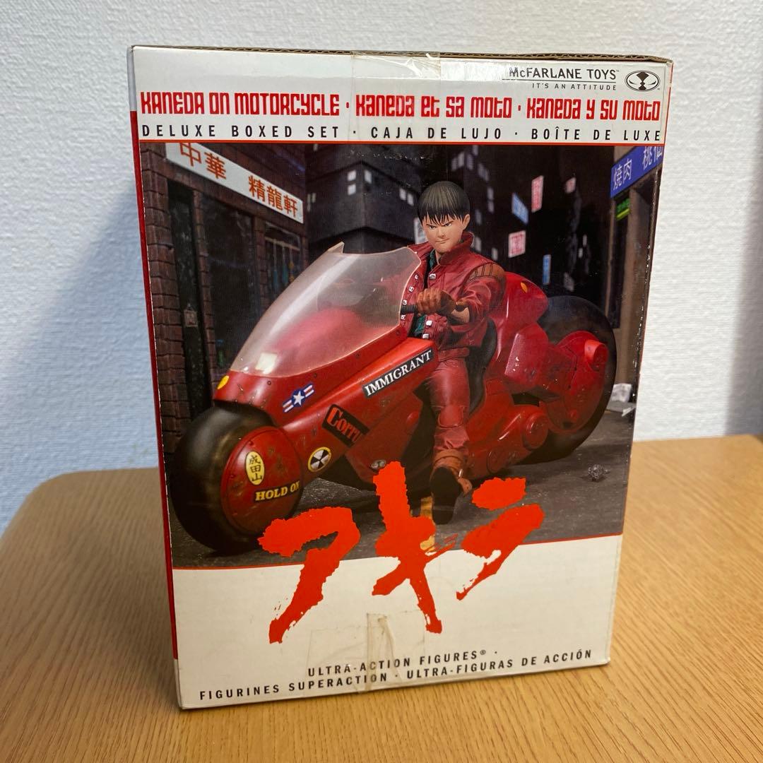 【未開封】マクファーレントイズ AKIRA アキラ 金田 フィギュア＆バイク