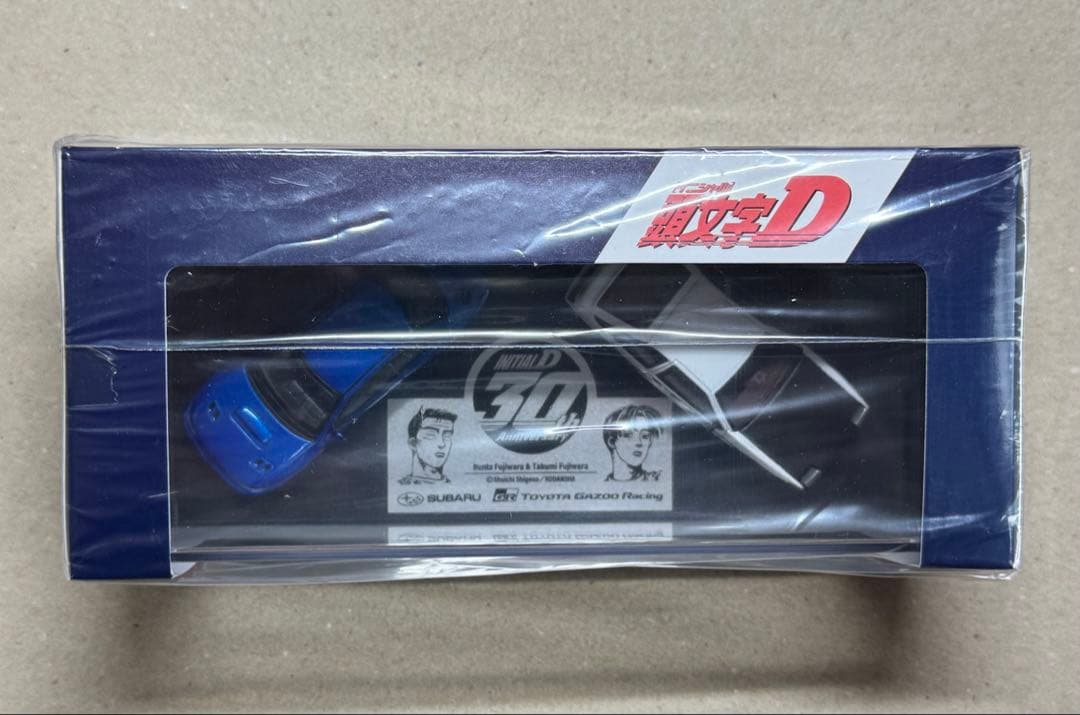 TGR限定ミニカー 頭文字D 30th トレノ インプレッサ 新品1個イニシャル