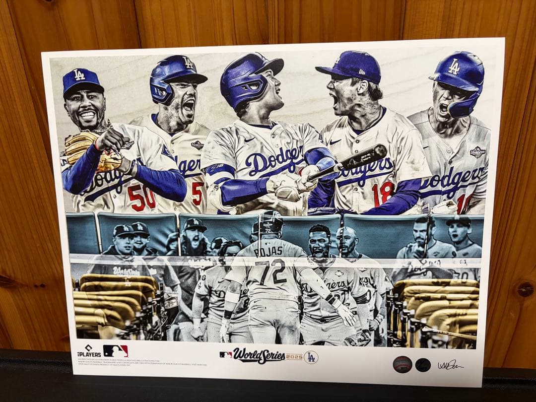 大谷翔平×Lauren Taylor 【限定】　ドジャースチャンピオンtopps