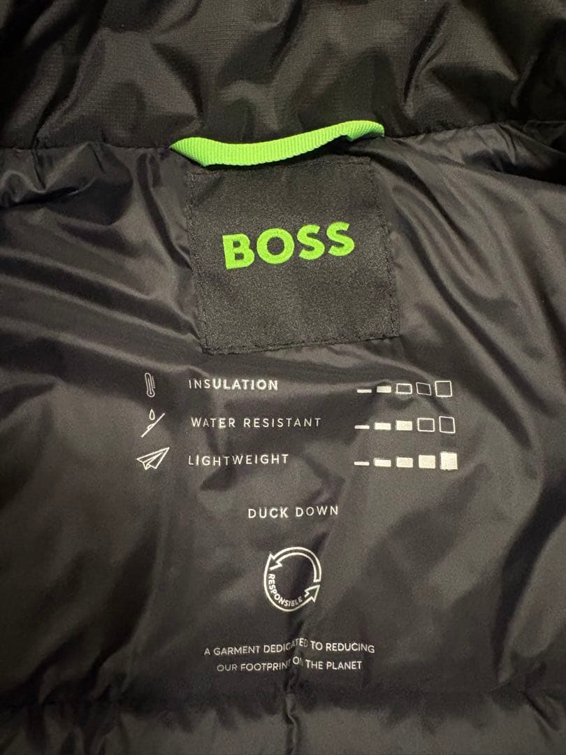4回目の値下げです‼️美品　BOSS ダウンベスト 黒