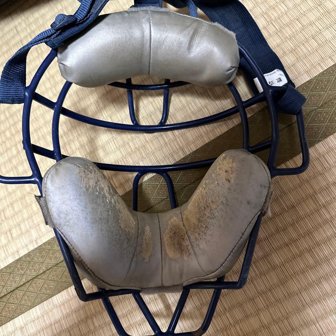 Mizuno キャッチャー防具セット ネイビー