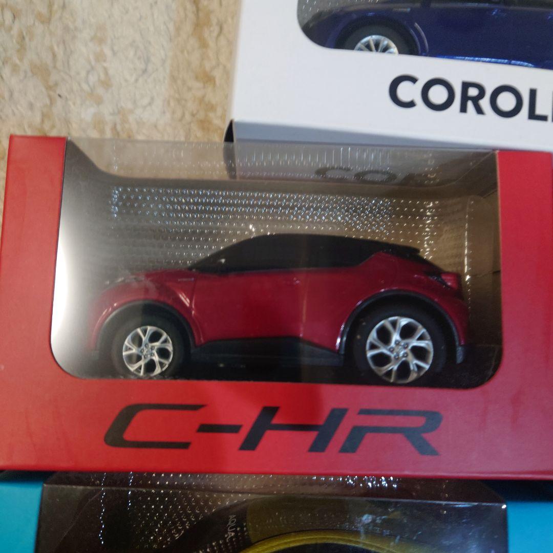 トヨタ　プルバックカーセット COROLLA C-HR PASSO AQUA