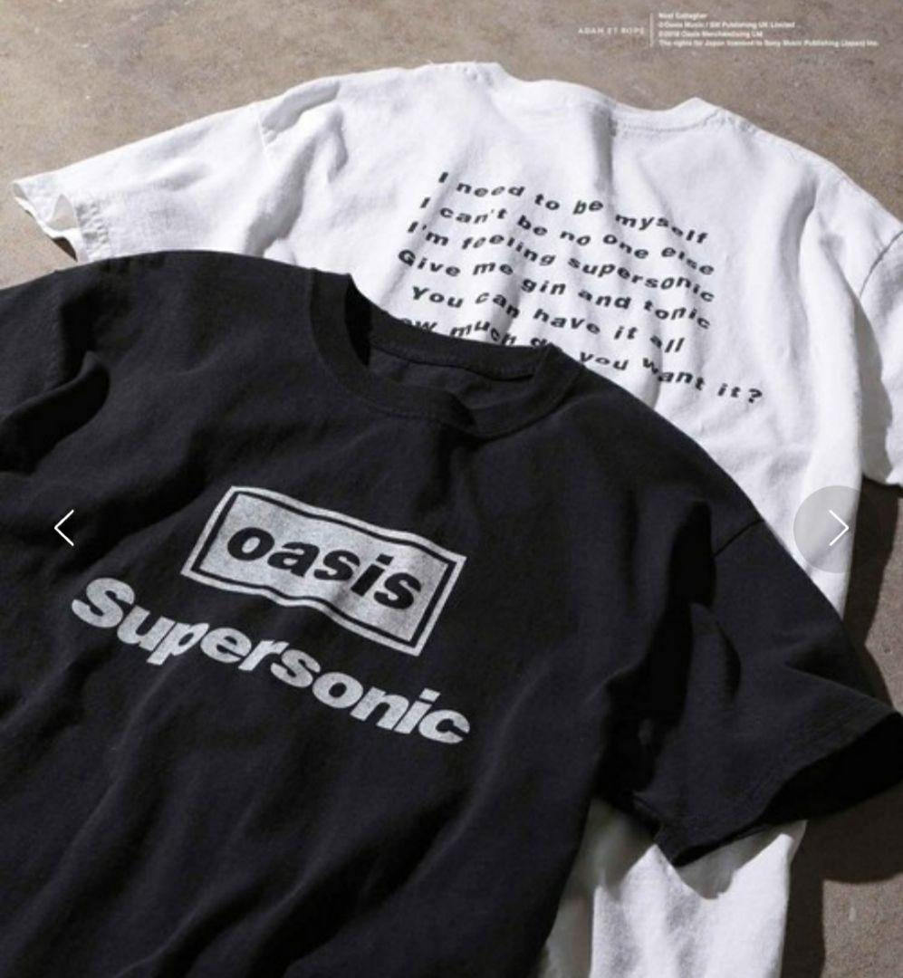 【新品】オアシス×アダムエロペ歌詞Tシャツ半袖L3枚セット第1段デザイン