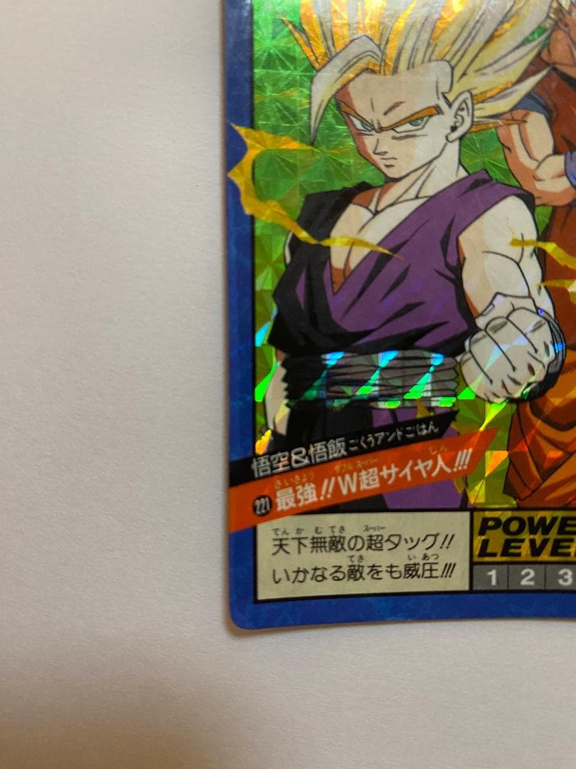 No.221 悟空＆悟飯 ドラゴンボールZ カードダス