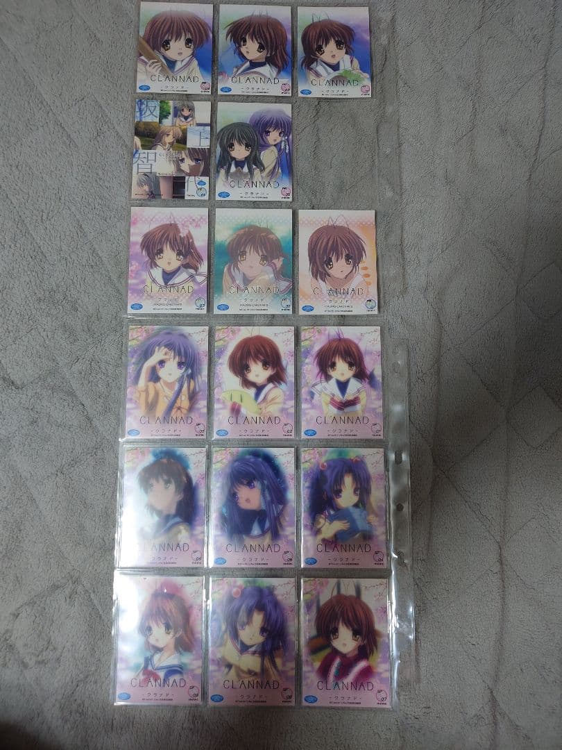 959.CLANNAD トレーディングカード全84種フルコンプリートセット+PR