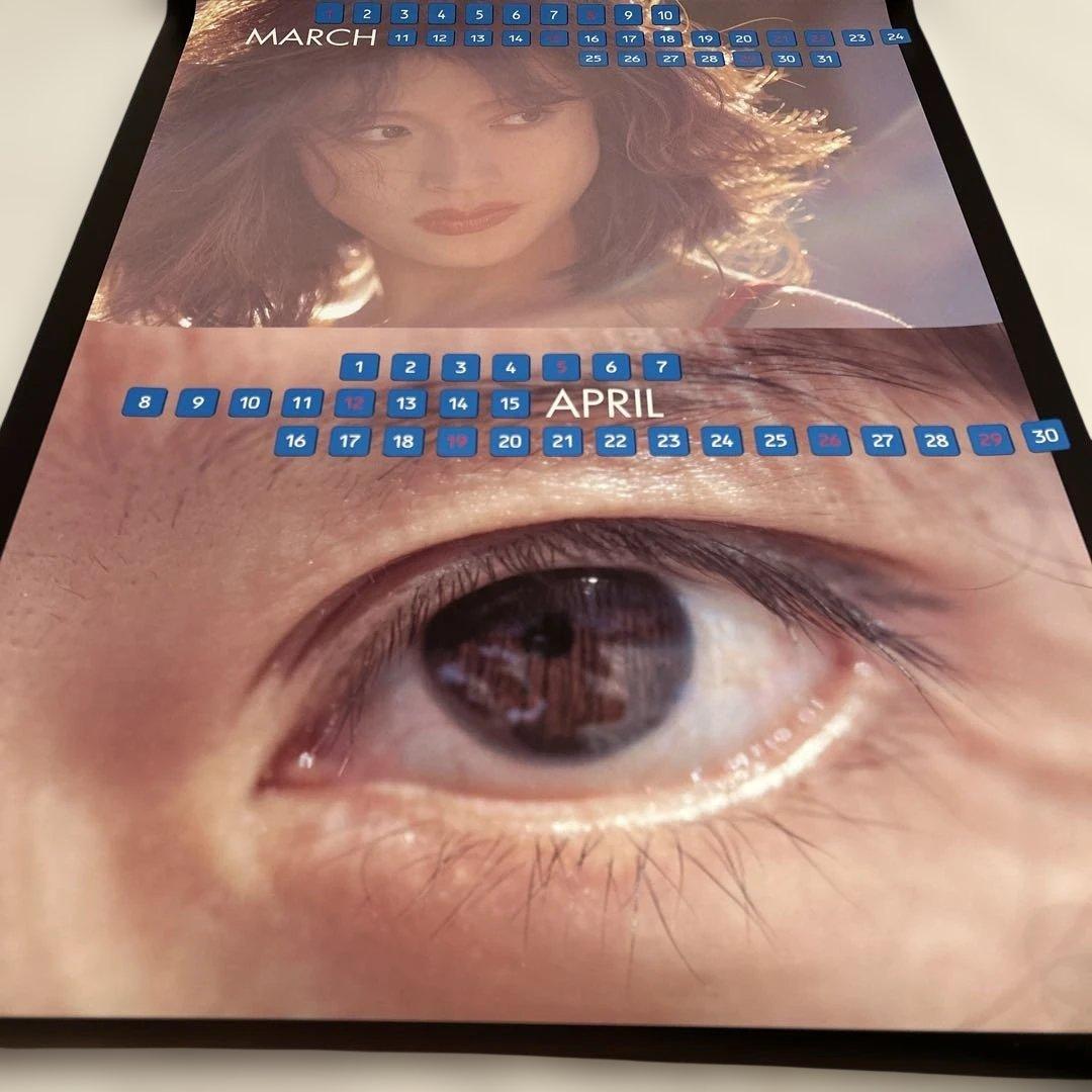 中森明菜　カレンダー　NAKAMORI AKINA calendar