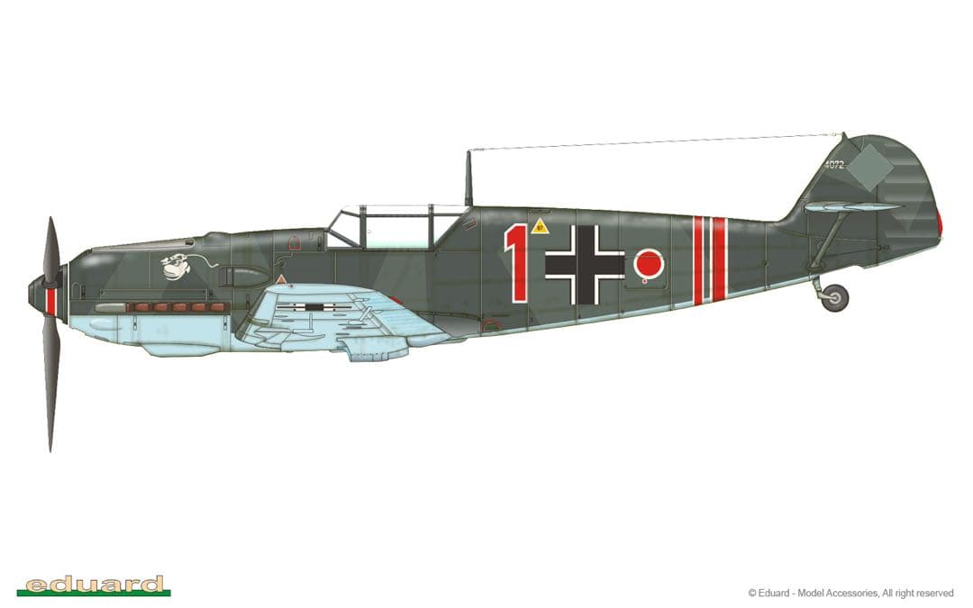 1/48 エデュアルド　メッサーシュミットＢf109Eー1