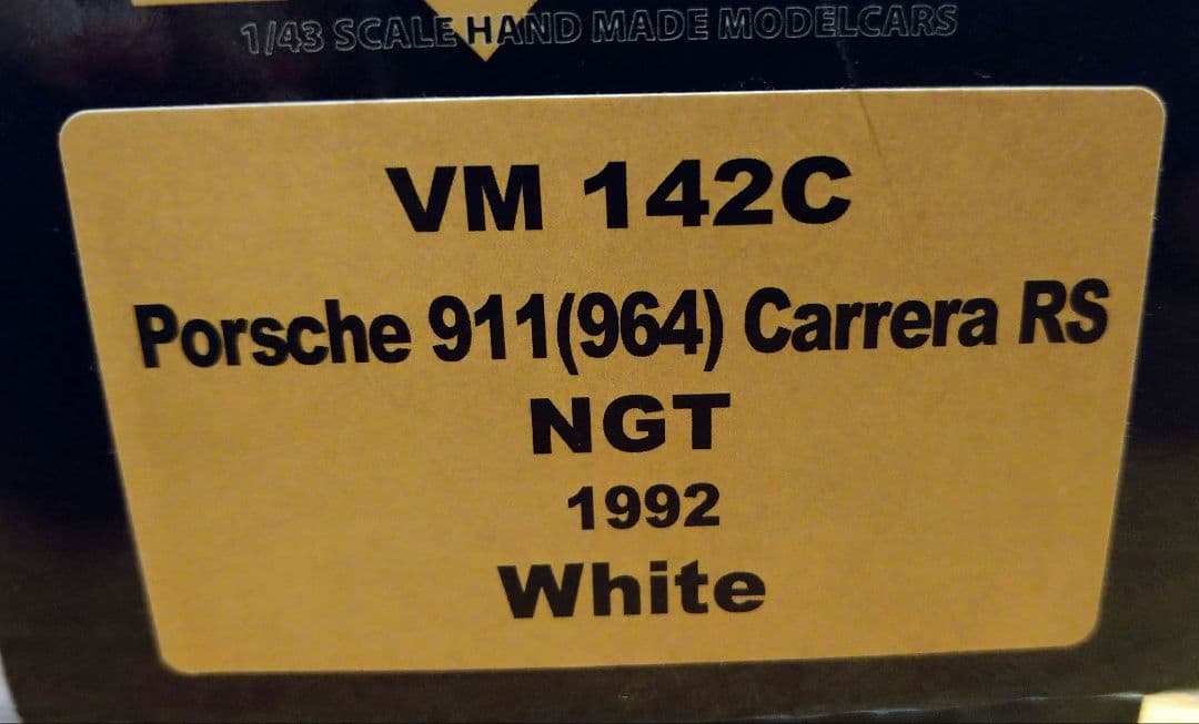 メイクアップ 1/43 ポルシェ 911 (964) カレラRS NGT 白