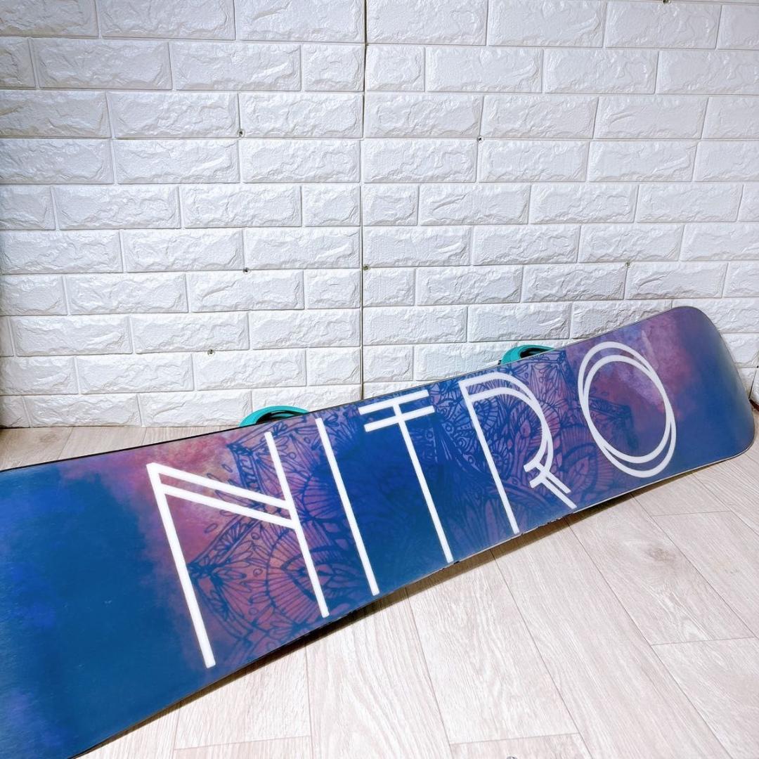 レディース スノボーセット スノーボード NITRO 146 サロモン リズム