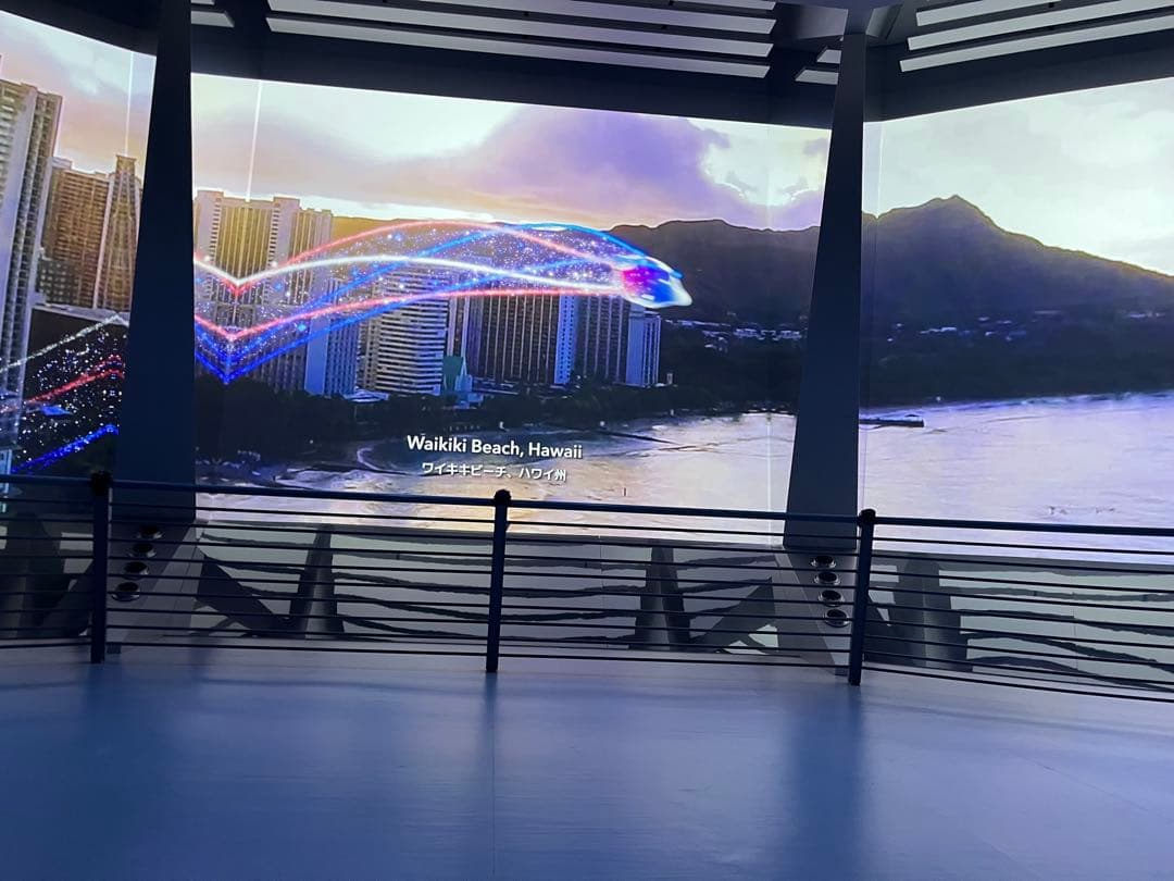 大阪万博　アメリカ館パビリオンマスコットキーホルダー　スパーク⭐︎EXPO2025
