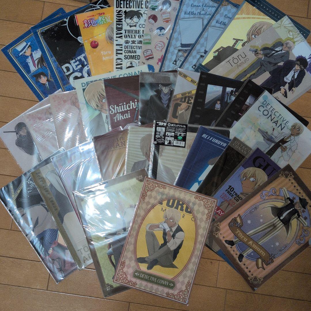 名探偵コナン▲クリアファイル▲安室△降谷△赤井△松田▲まとめ売り▲120枚以上