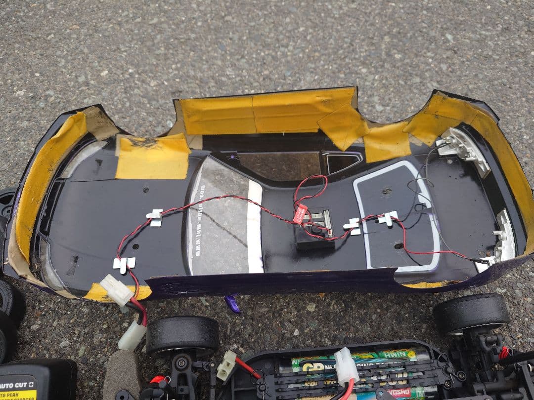 1/10 タミヤ 4WD電動カー ドリフト即走行可