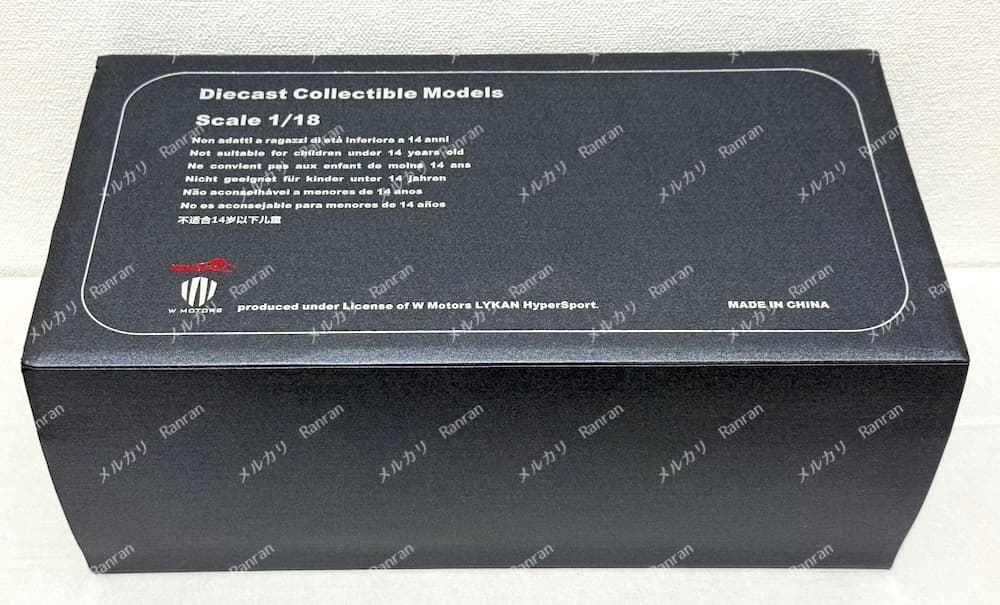 ミニカー 1/18 KENGFai W Motors Lykan Hyper Sport