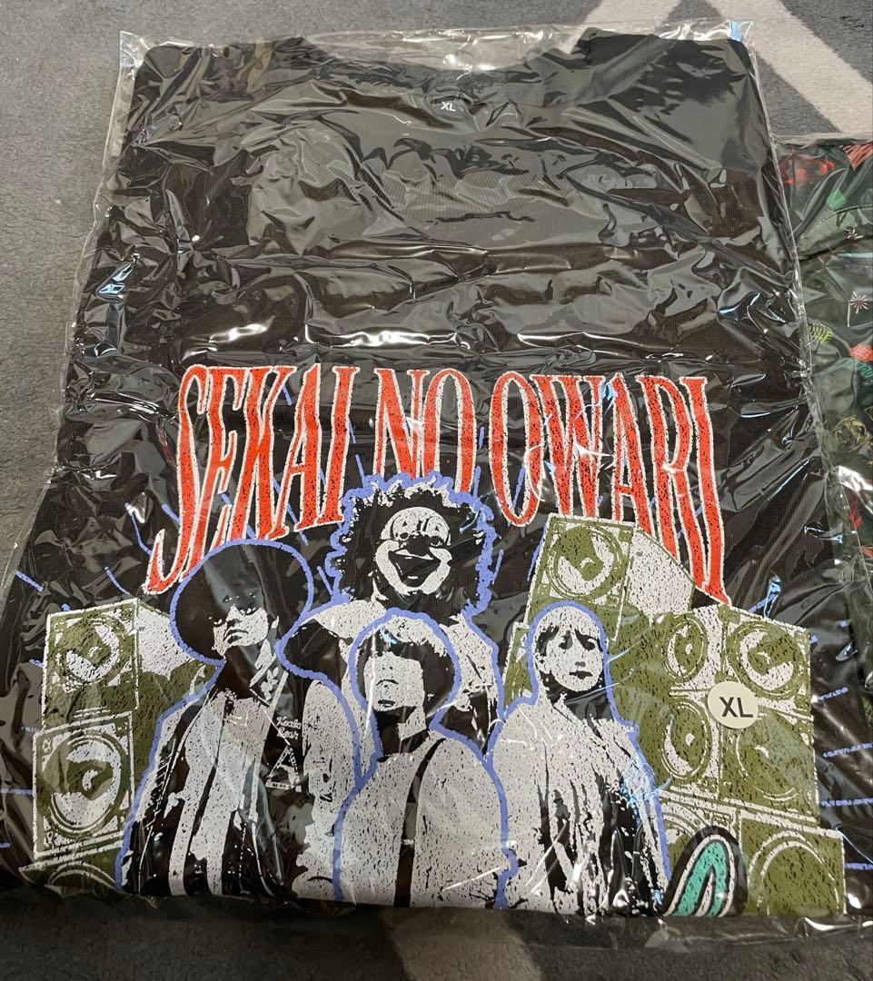 SEKAI NO OWARI Terminal Tシャツブラック XL