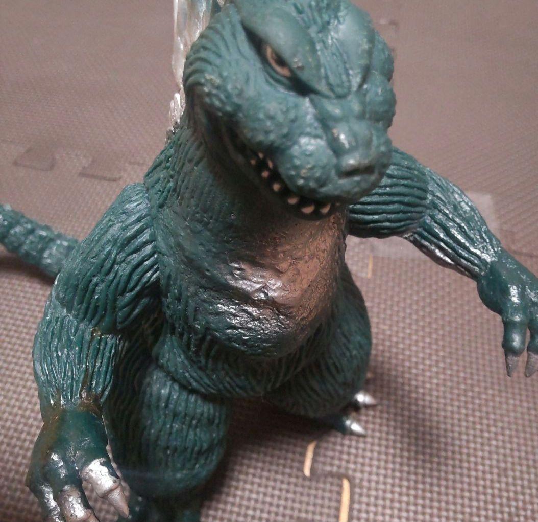 BANDAI ゴジラ 1983 ソフビ キンゴジ タグ有り