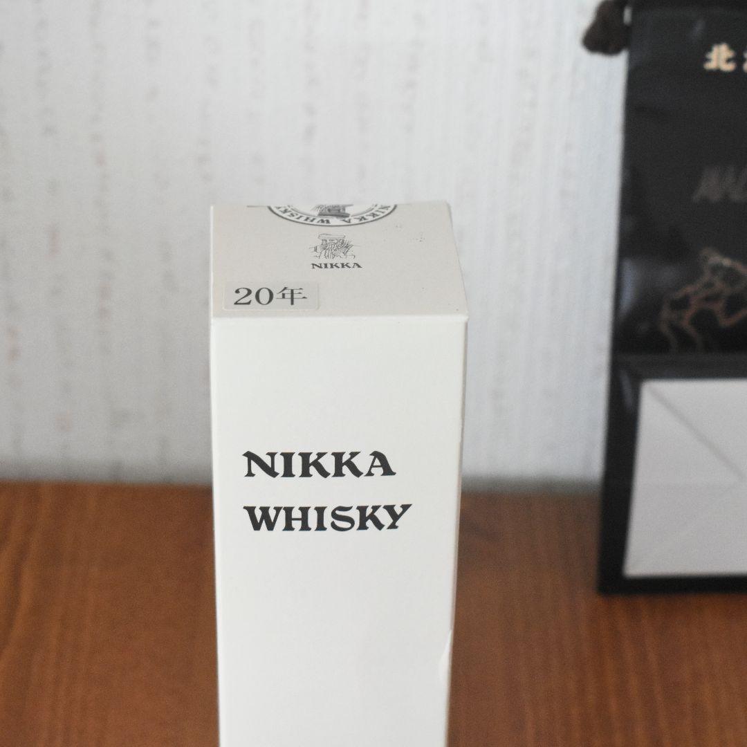 ニッカ ウイスキー 原酒 20年 シングルカスク 北海道余市蒸溜所限定 未開封品