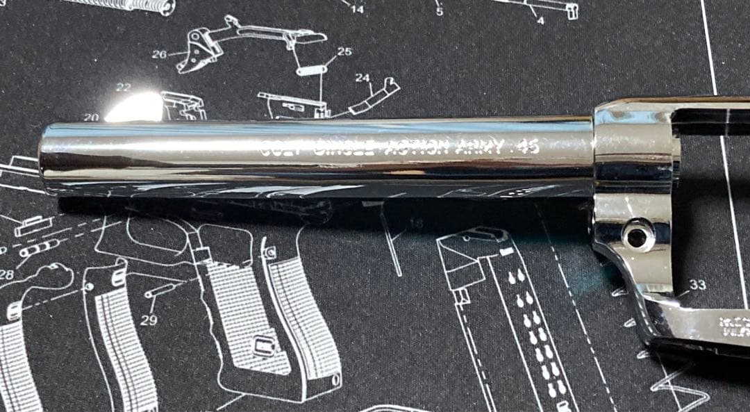 大空　新品未使用 HWS SAA シルバー アーティラリー バレルフレーム