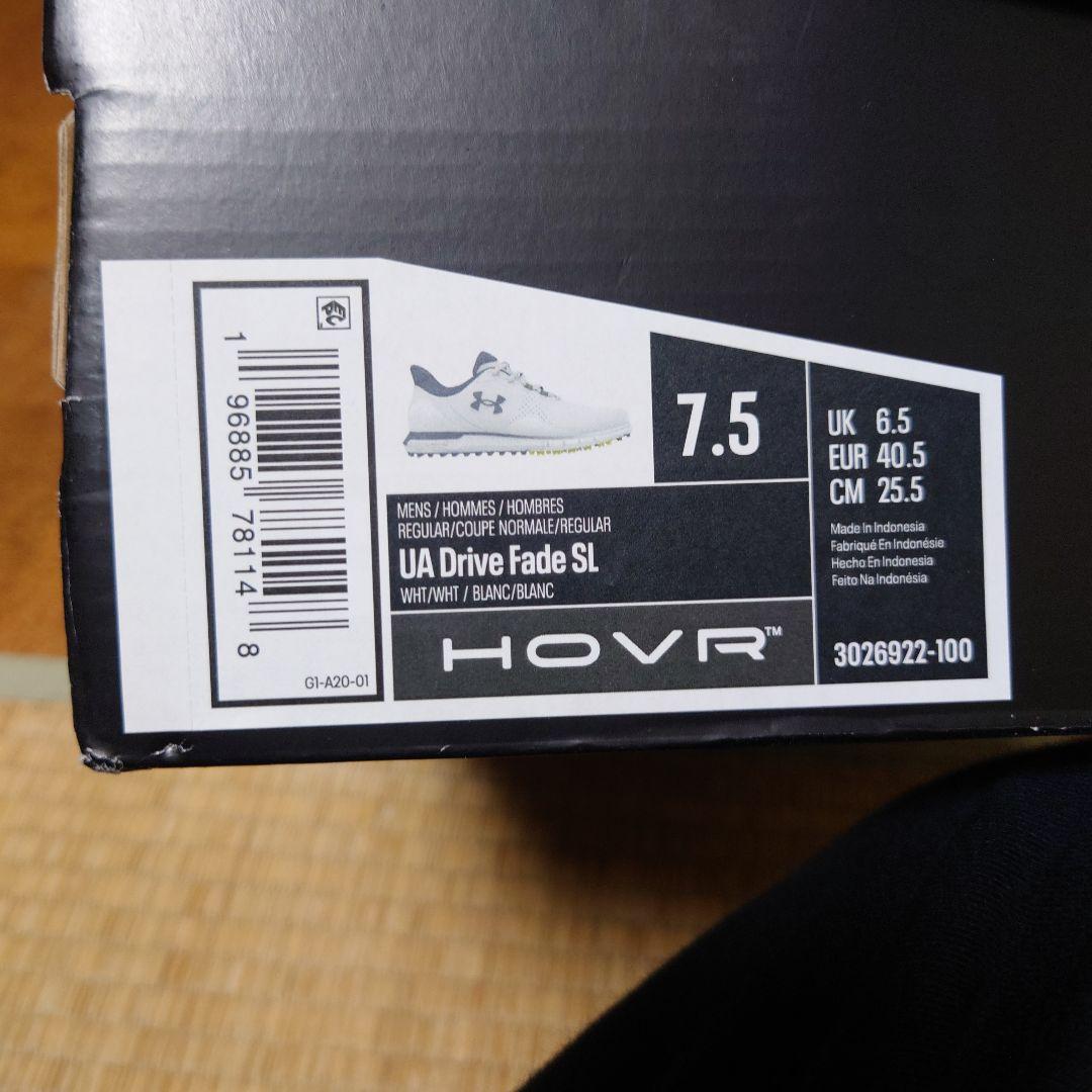 最終値!UNDER ARMOUR ゴルフシューズ ドライブフェイド WH SL
