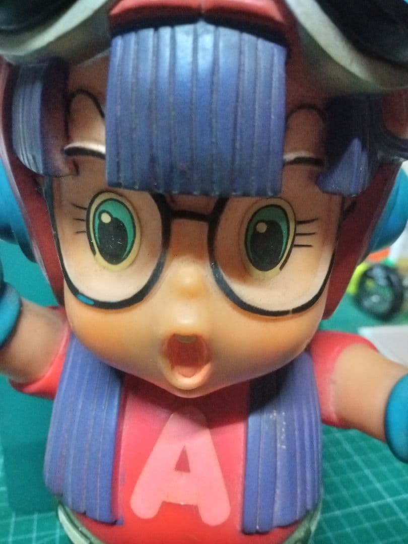 Dr.スランプ アラレちゃん ソフビ 約30cm （ジャンク品）ポピー当時品。