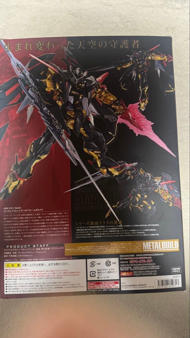 メタルビルド　ガンダムアストレイゴールドフレーム天ミナ（天空の皇女)