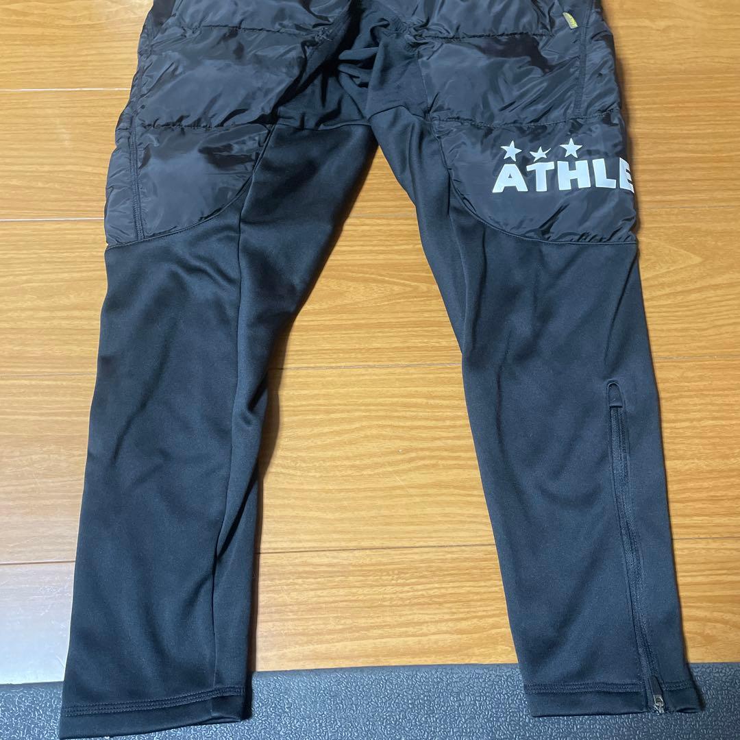 ATHLETA(アスレタ) 中綿トレーニングパンツ ブラック S 女子使用